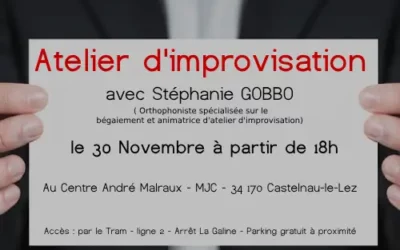 Atelier d’ improvisation le 30 Novembre