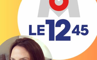 Interview de Sarah Hervé sur M6 le 22 Octobre